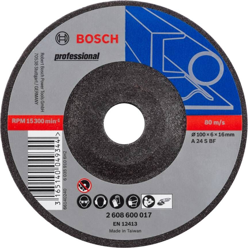 Bosch Accessoires Afbraamschijf Metaal 100X6 mm 2608600017