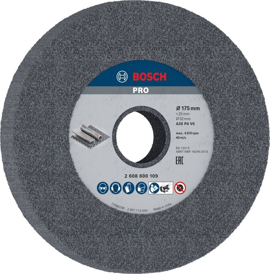 Bosch Accessoires Afbraamschijf voor tafelslijpmachine 175 mm 32 mm 36 1st 2608600109