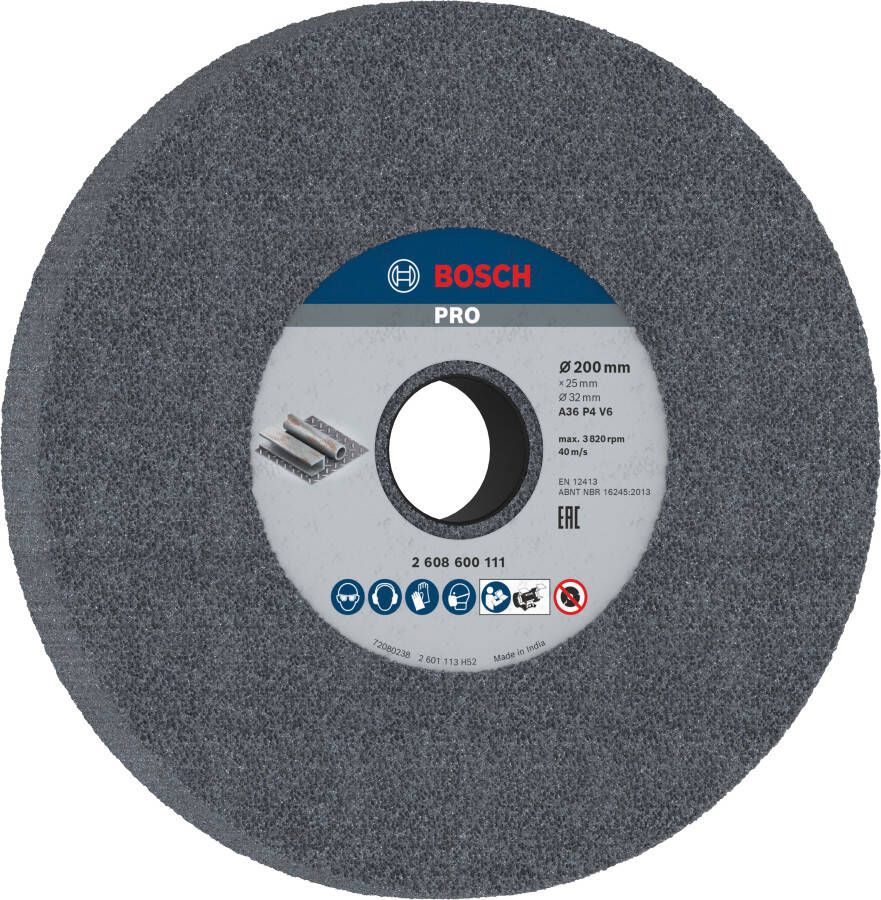 Bosch Accessoires Afbraamschijf voor tafelslijpmachine 200 mm 32 mm 36 1st 2608600111