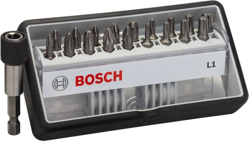 Bosch Accessoires Bitset | Extra Hard L1 | Robustline | 19-delig | 2607002567