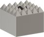 Bosch Accessoires Bouchardeerkop 60 x 60 mm 5 x 5 1st 1618623205 - Thumbnail 1