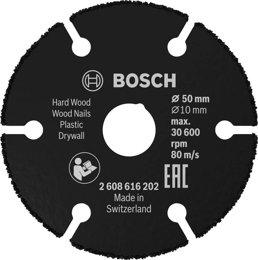 Bosch Accessoires Carbide Multi Wheel Doorslijpschijf 50 x 10 mm 2608616202