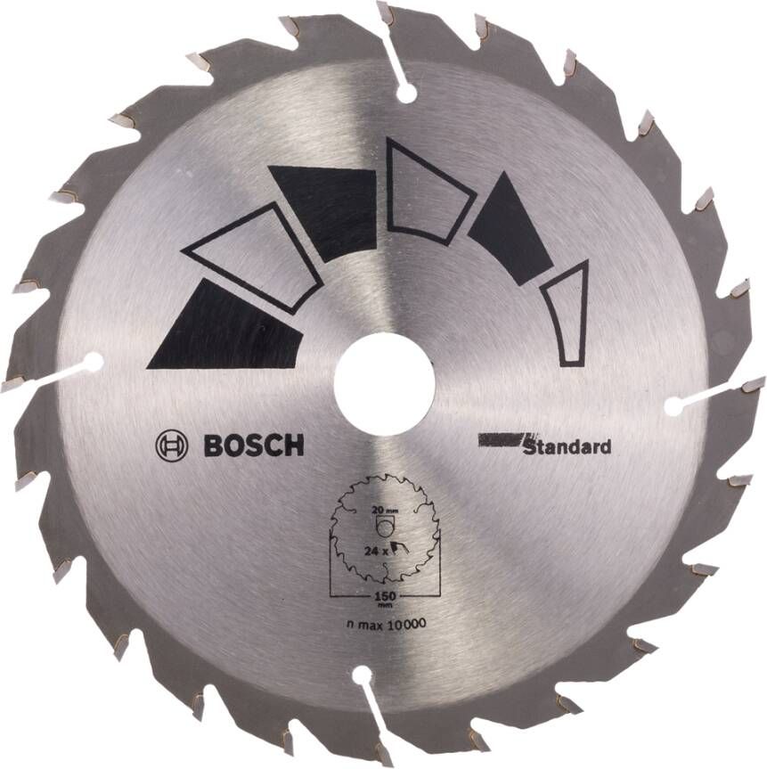 Bosch Accessoires Cirkelzaagblad Basic 150X22X20 16 T24 2609256806