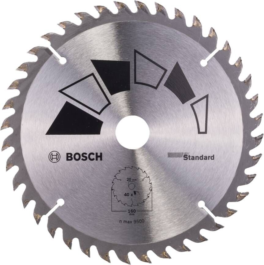 Bosch Accessoires Cirkelzaagblad Basic 160X22X20 16 T40 2609256811