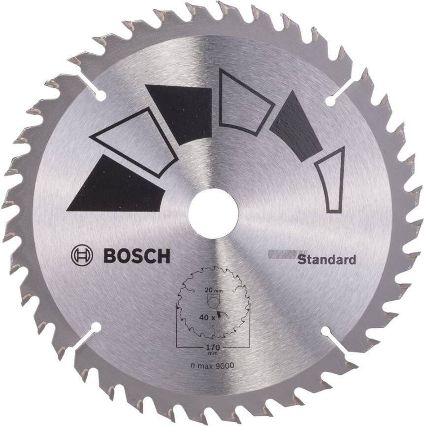 Bosch Accessoires Cirkelzaagblad Basic 170X22X20 16 T40 2609256813