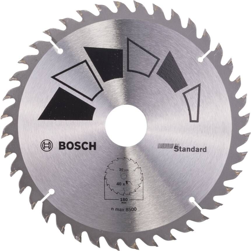 Bosch Accessoires Cirkelzaagblad Basic 180X22X30 20 T40 2609256815