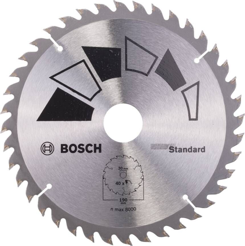 Bosch Accessoires Cirkelzaagblad Basic 190X22X30 24 T40 2609256821