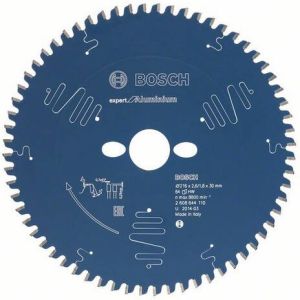 Bosch Accessoires Cirkelzaagblad Expert for Aluminium 216X30X2.6 1.8X64T 2608644110