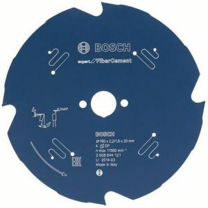 Bosch Accessoires Cirkelzaagblad Expert for Fiber Cement 160x20x2.2 1.6x4T 2608644121