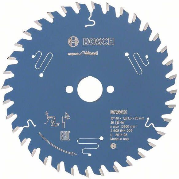 Bosch Accessoires Cirkelzaagblad expert for Wood 140x20x1.8 1.3x36 T 2608644009