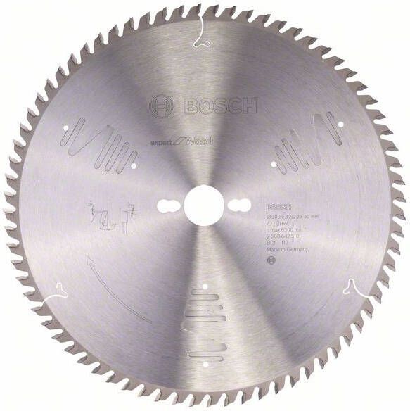 Bosch Accessoires Cirkelzaagblad Expert for Wood 300 x 30 x 3 2 mm 72 1st 2608642510