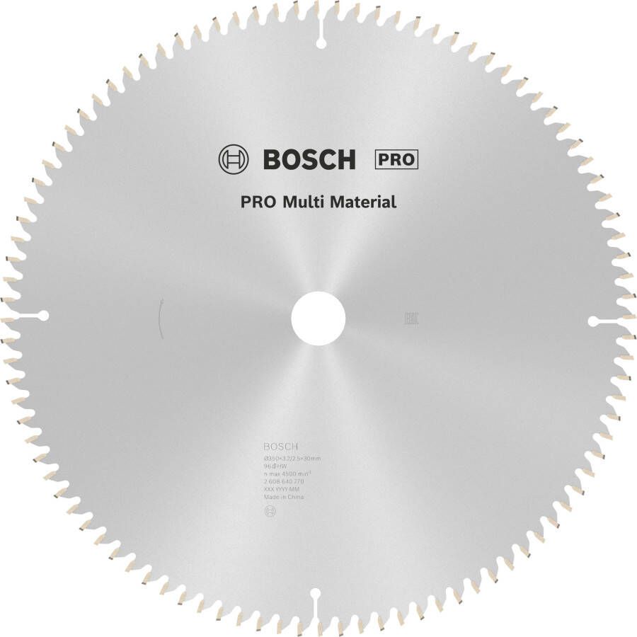 Bosch Accessoires Cirkelzaagblad Multi Material 350 x 30 x 3 2 mm 96 1st 2608640770