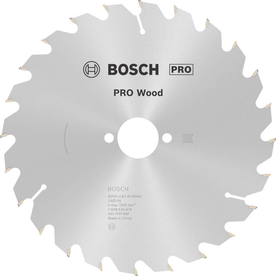 Bosch Accessoires Cirkelzaagblad Optiline Wood 200 x 30 x 2 8 mm 24 1st 2608640618