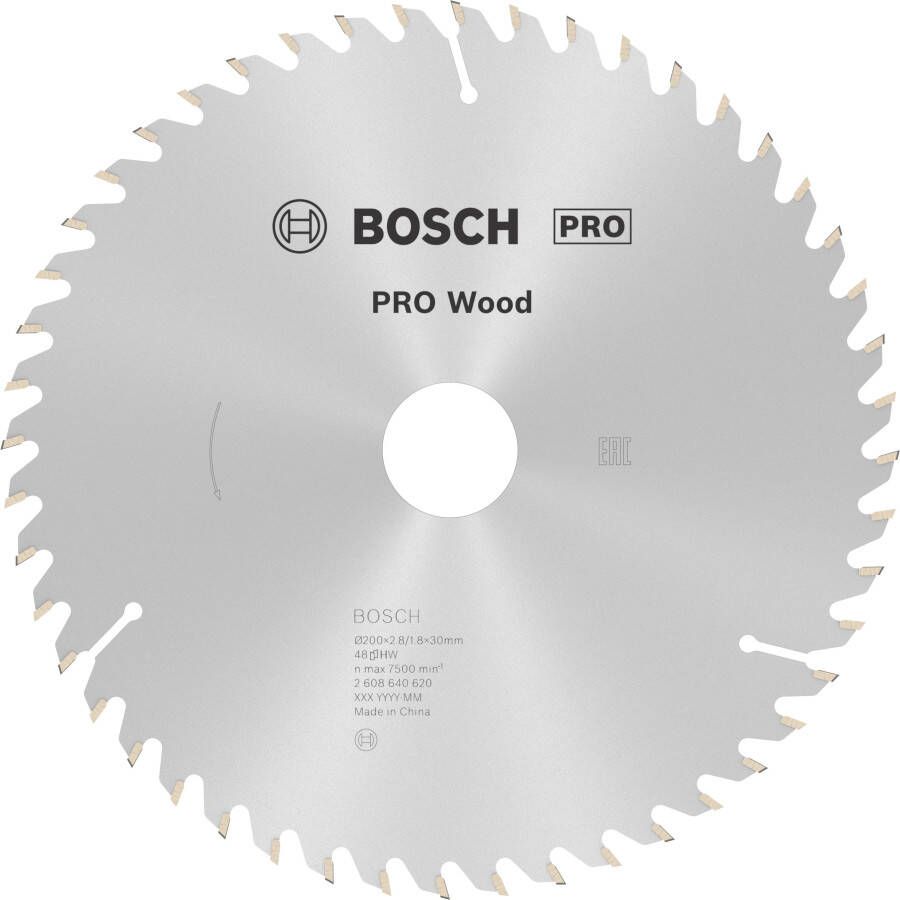 Bosch Accessoires Cirkelzaagblad Optiline Wood 200 x 30 x 2 8 mm 48 1st 2608640620