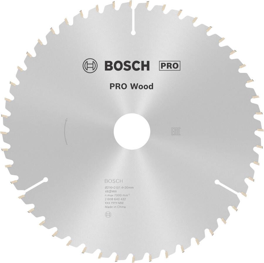 Bosch Accessoires Cirkelzaagblad Optiline Wood 216 x 30 x 2 0 mm 48 1st 2608640432