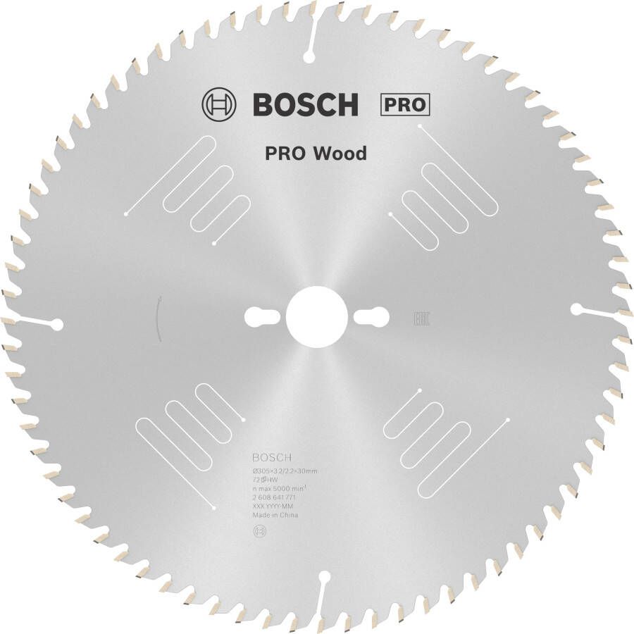 Bosch Accessoires Cirkelzaagblad Optiline Wood 305 x 30 x 3 2 mm 72 1st 2608641771