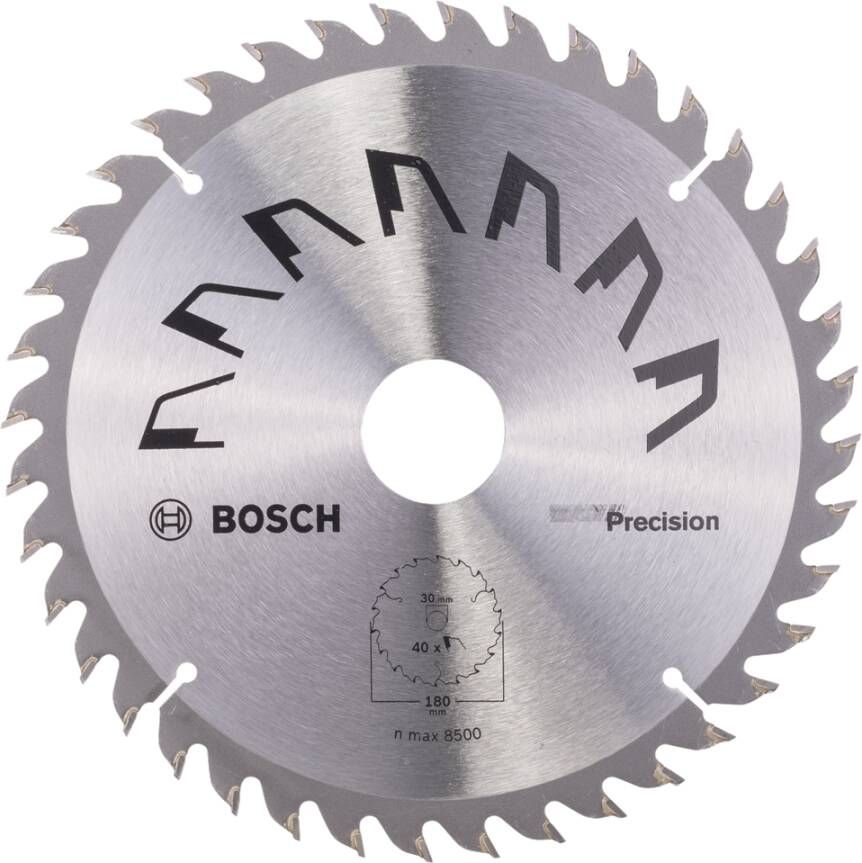Bosch Accessoires Cirkelzaagblad Precision 180X2X30 20 T40 2609256861