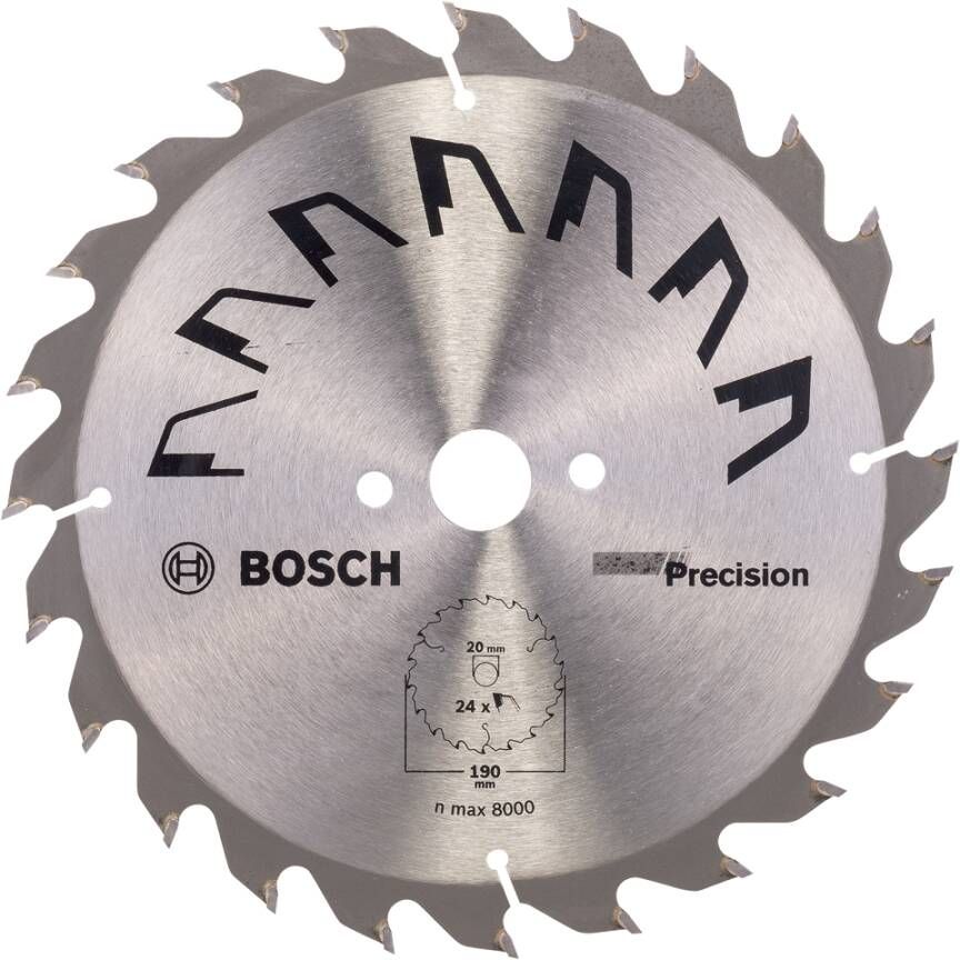 Bosch Accessoires Cirkelzaagblad Precision 190X2X20 16 T24 2609256866