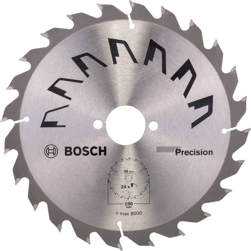 Bosch Accessoires Cirkelzaagblad Precision 190X2X30 - T24 2609256869