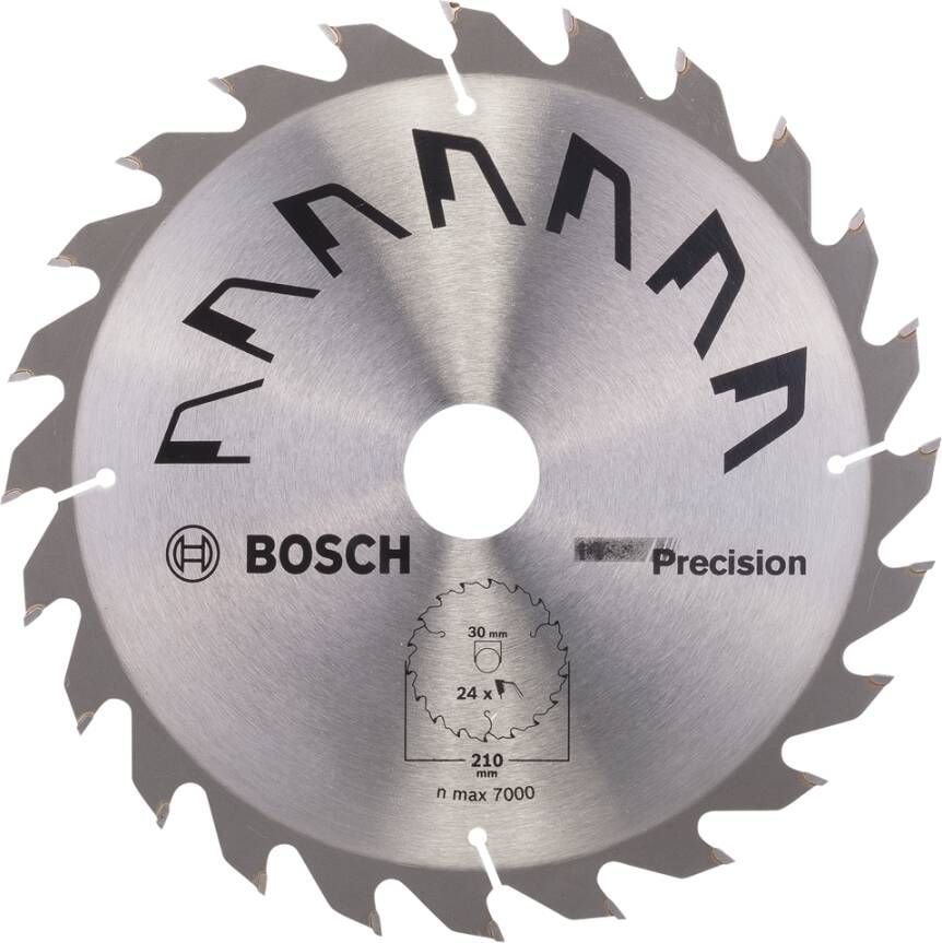 Bosch Accessoires Cirkelzaagblad Precision 210X2X30 - T24 2609256872