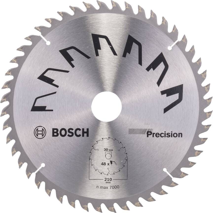 Bosch Accessoires Cirkelzaagblad Precision 210X2X30 - T48 2609256873