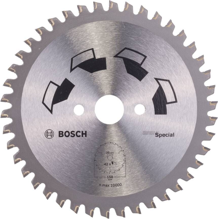 Bosch Accessoires Cirkelzaagblad Special 150X2X20 16 T42 2609256886