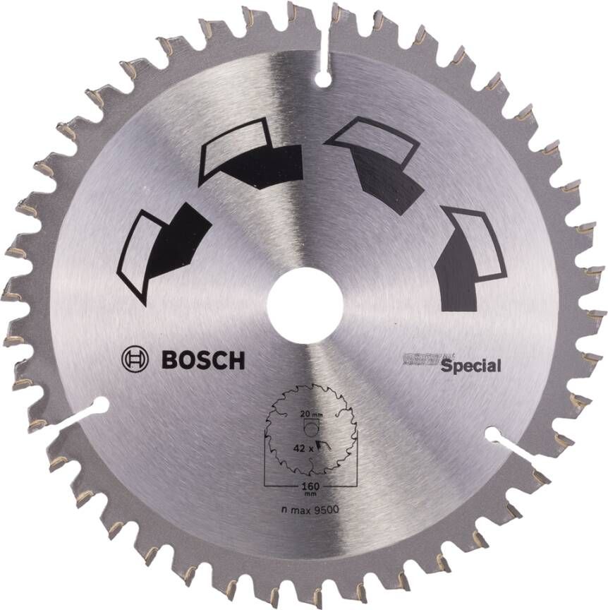 Bosch Accessoires Cirkelzaagblad Special 160X2X20 16 T42 2609256887