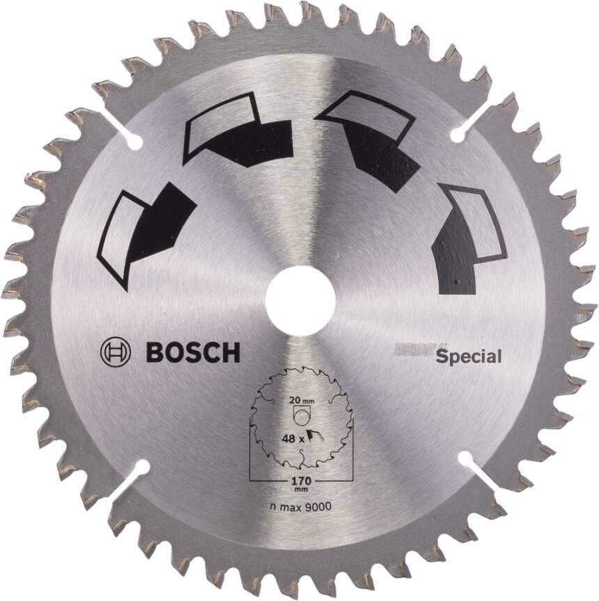 Bosch Accessoires Cirkelzaagblad Special 170X2X20 16 T48 2609256888