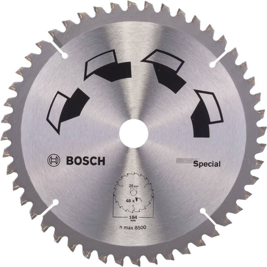 Bosch Accessoires Cirkelzaagblad Special 184X2X16 - T48 2609256890