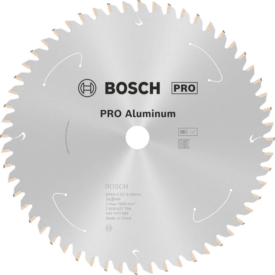 Bosch Accessoires Cirkelzaagblad St Aluminium 184X16X2 1.5X56T 2608837766