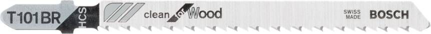 Bosch Accessoires Decoupeerzaagblad T 101 BR Clean for Wood 25st 2608633623