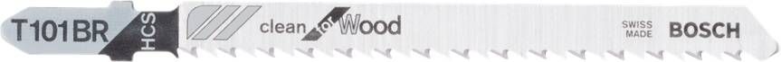 Bosch Accessoires Decoupeerzaagblad T 101 BR Clean for Wood 3st 2608633779