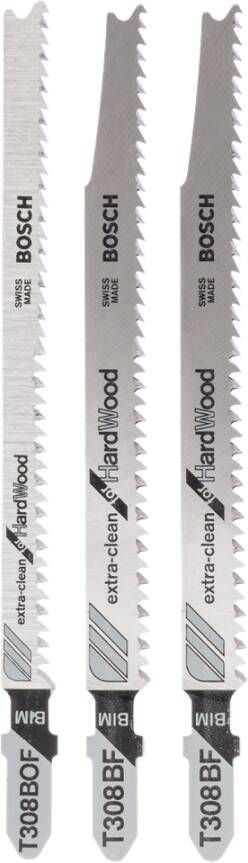 Bosch Accessoires Decoupeerzaagbladenset Extra Clean Wood | 3-delig 2609256A13