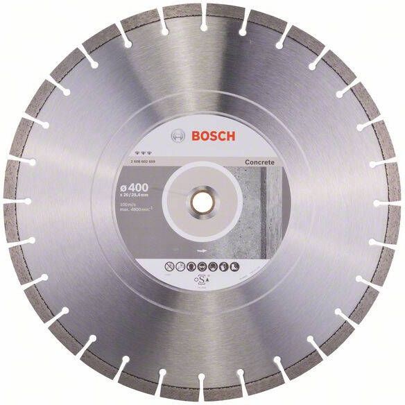Bosch Accessoires Diamantdoorslijpschijf Best for Concrete 400 x 20 00+25 40 x 3 2 x 12 mm 1st 2608602659