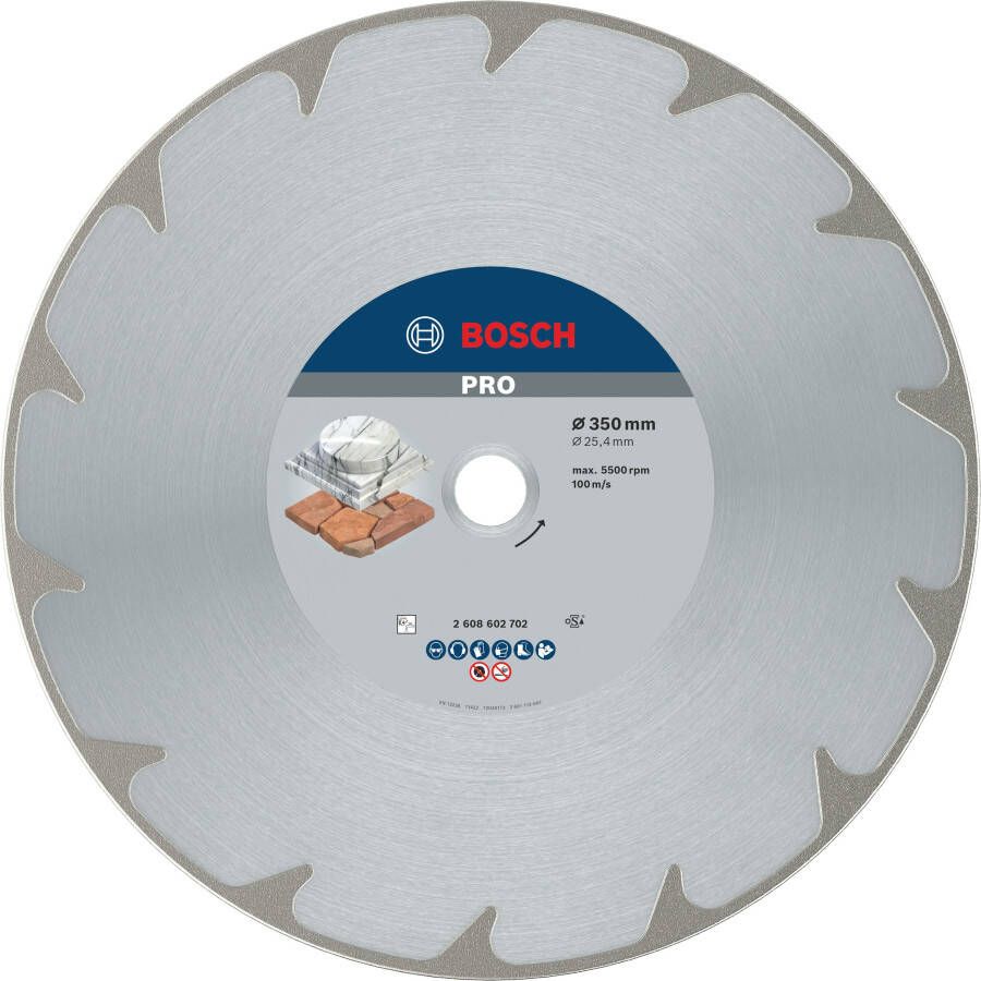 Bosch Accessoires Diamantdoorslijpschijf Best for Marble 350 x 20 00+25 40 x 2 6 x 5 mm 1st 2608602702