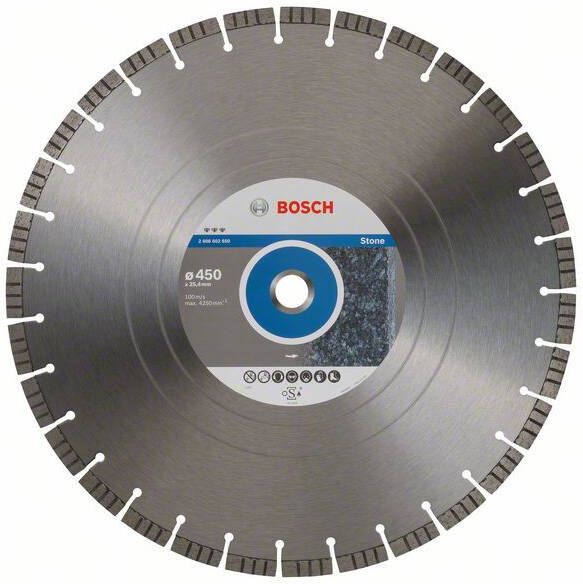 Bosch Accessoires Diamantdoorslijpschijf Best for Stone 450 x 25 40 x 3 8 x 12 mm 1st 2608602650