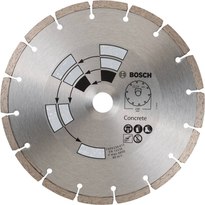 Bosch Accessoires Diamantdoorslijpschijf beton | 230 mm 2609256415