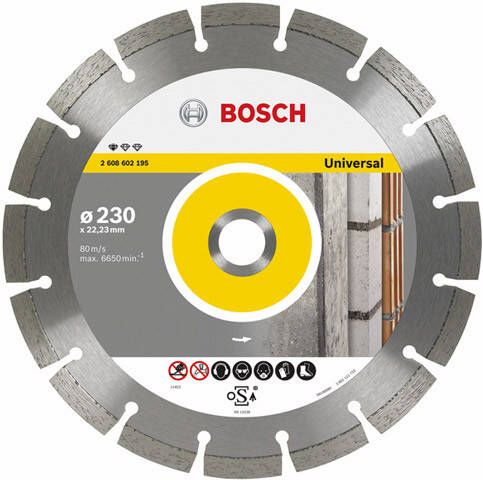 Bosch Accessoires Diamantdoorslijpschijf Professional for Universal 230 mm 2608602195
