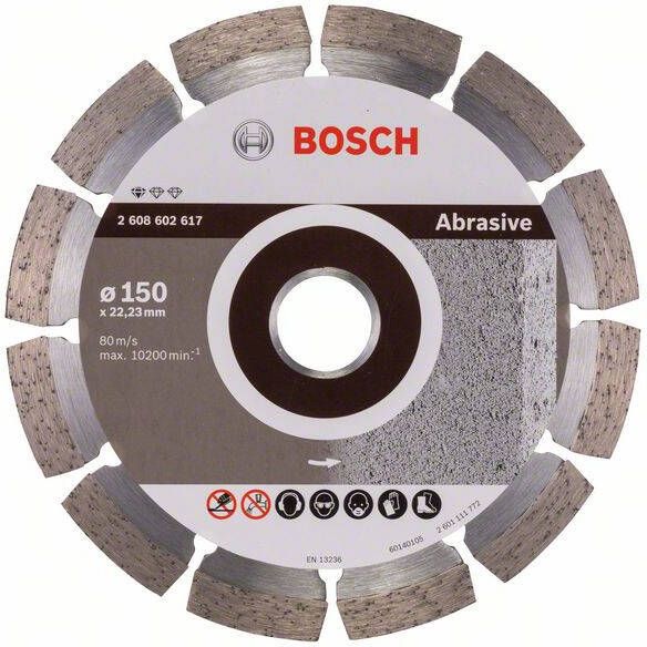 Bosch Accessoires Diamantdoorslijpschijf Standard for Abrasive 150 x 22 23 x 2 x 10 mm 1st 2608602617