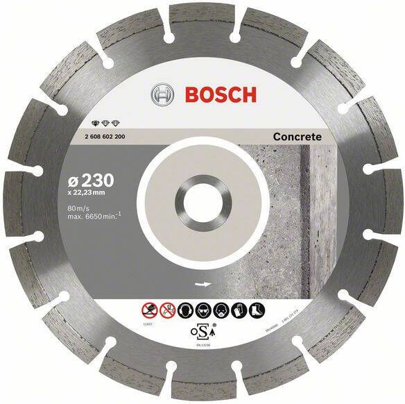 Bosch Accessoires Diamantdoorslijpschijf Standard for Concrete 230 x 22 23 x 2 3 x 10 mm 10st 2608603243