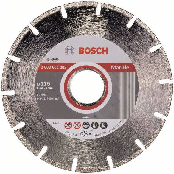 Bosch Accessoires Diamantdoorslijpschijf Standard for Marble 115 x 22 23 x 2 x 3 mm 1st 2608602282