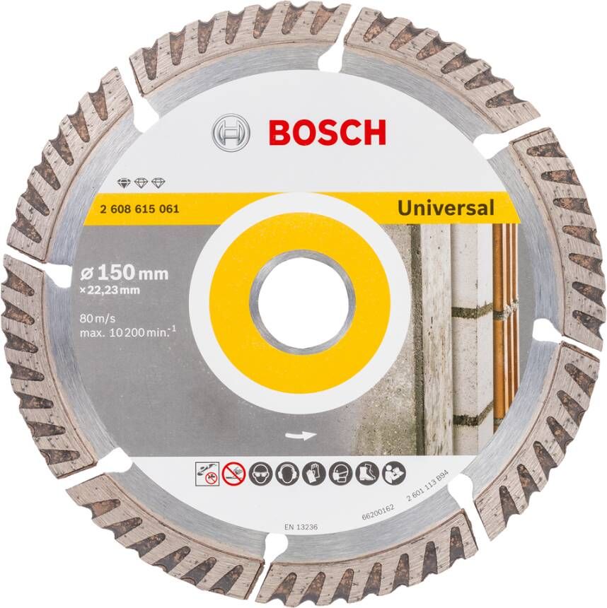 Bosch Accessoires Diamantdoorslijpschijf | Standard for Universal | 150X22 23 2608615061