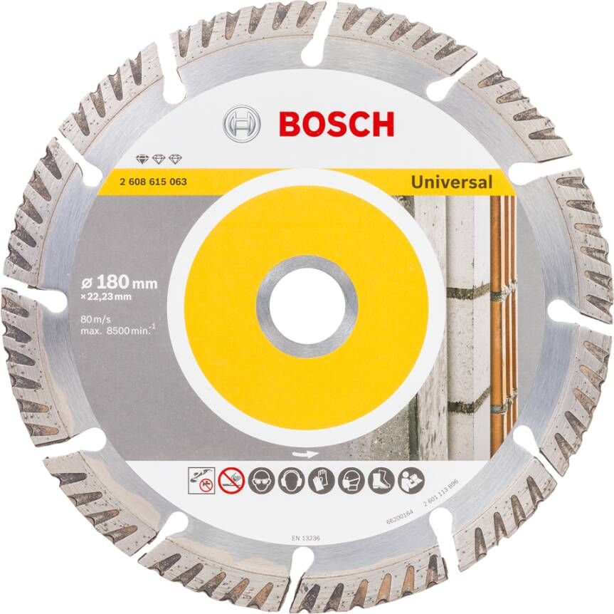 Bosch Accessoires Diamantdoorslijpschijf | Standard for Universal | 180X22 23 2608615063
