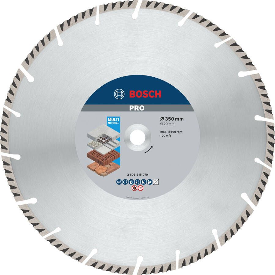 Bosch Accessoires Diamantdoorslijpschijf | Standard for Universal | 350X20 2608615070