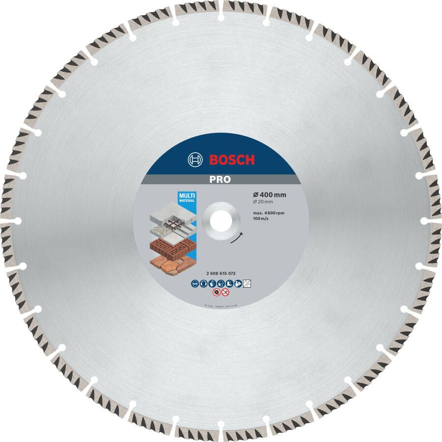 Bosch Accessoires Diamantdoorslijpschijf | Standard for Universal | 400X20 2608615072