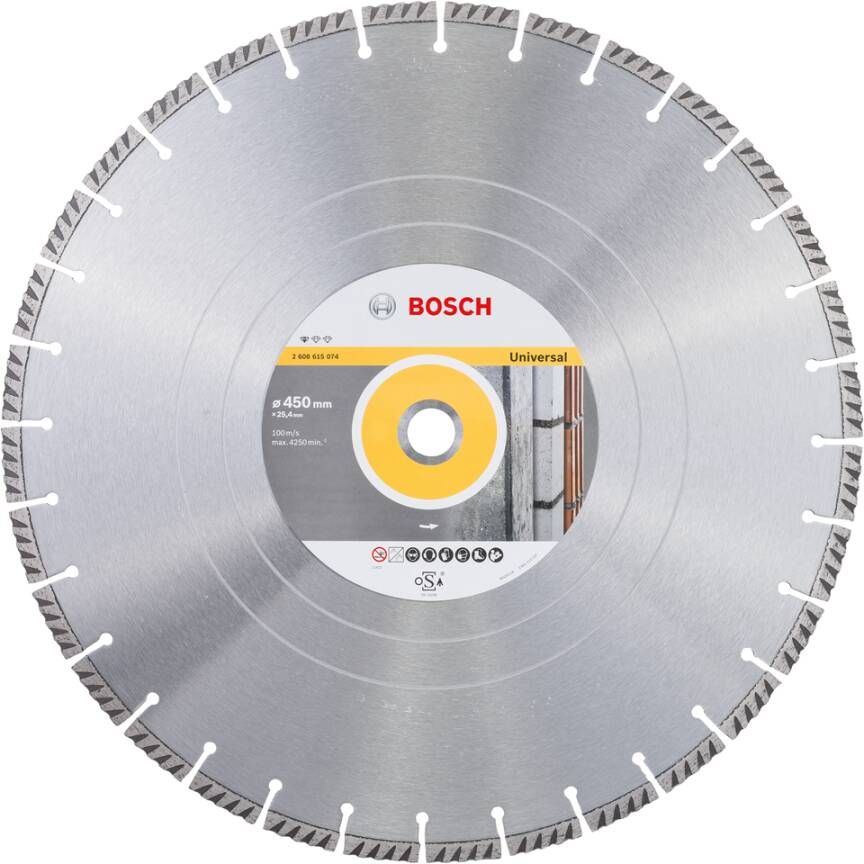 Bosch Accessoires Diamantdoorslijpschijf | Standard for Universal | 450X25 4 2608615074