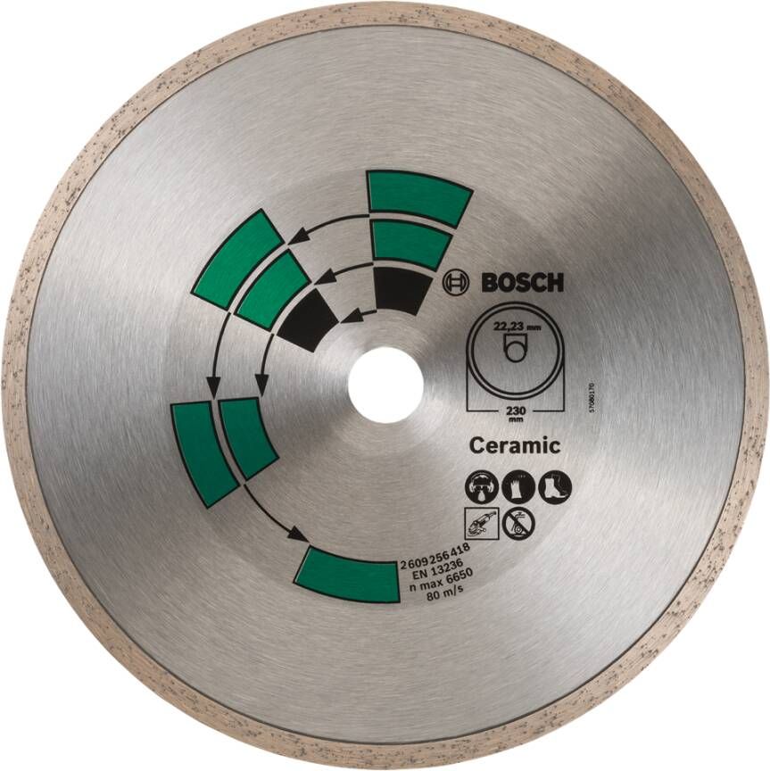 Bosch Accessoires Diamantdoorslijpschijf tegels | 230 mm | 22.23 2609256418