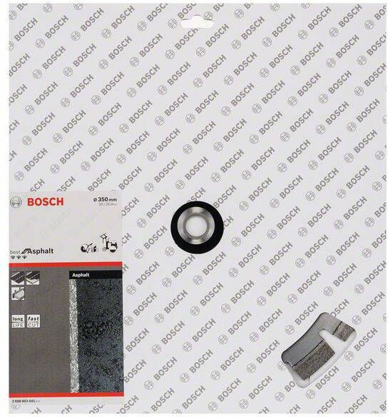 Bosch Accessoires Diamantschijf Best for Asphalt 350x25.4(20)x12mm 2608603641