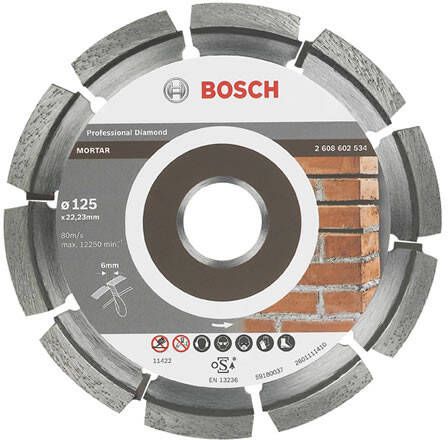 Bosch Accessoires Diamantschijf Voegenfrees | Expert voor steen | 125mm | 2608602534