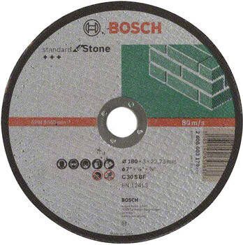 Bosch Accessoires Doorslijpschijf recht Standard for Stone C 30 S BF 180 mm 22 23 mm 3 0 mm 1 stuks 2608603179